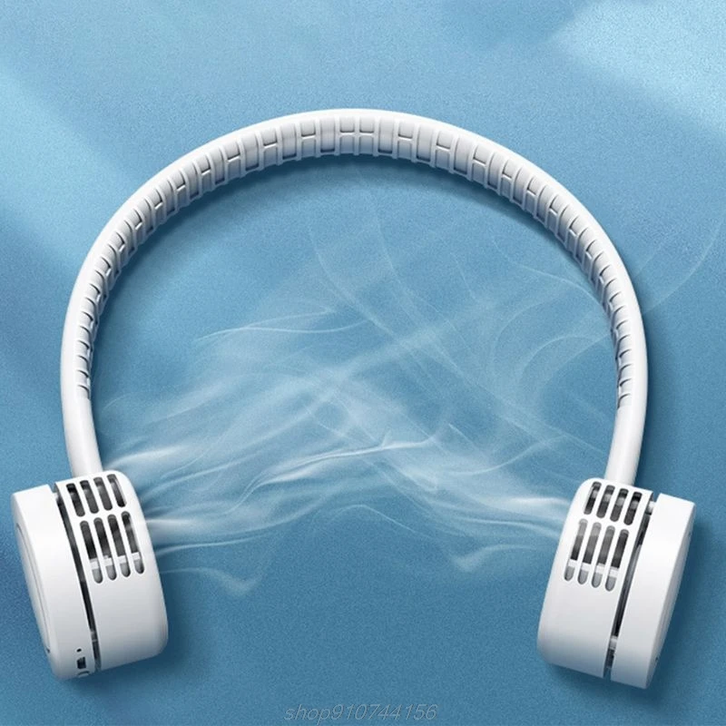 

Portable Leafless Hanging Neck Fan USB Charging Outdoor Sports Flexible Mini Air Cooler N13 20 Dropshipping