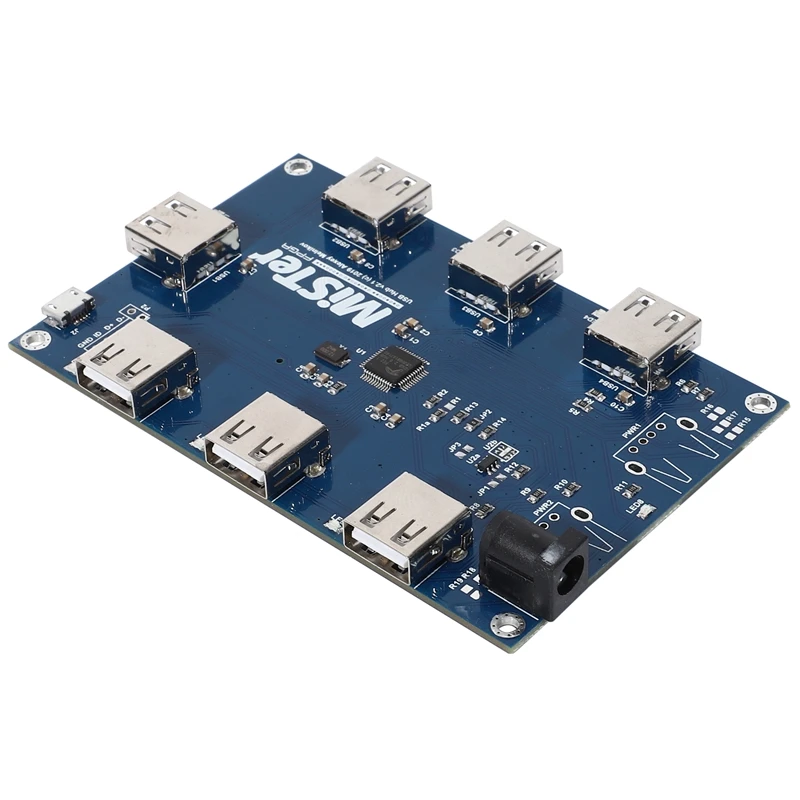 

Suitable for Mister USB Manual Soldering Hub V2.1 Board for Mister Fpga 7 USB Port Hub