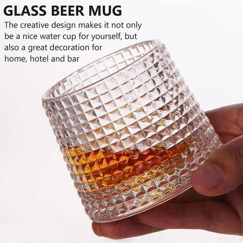 

1 Set 3Pcs Whiskey Cups Practical Glass Wine Cups Crystal Cups (Transparent)