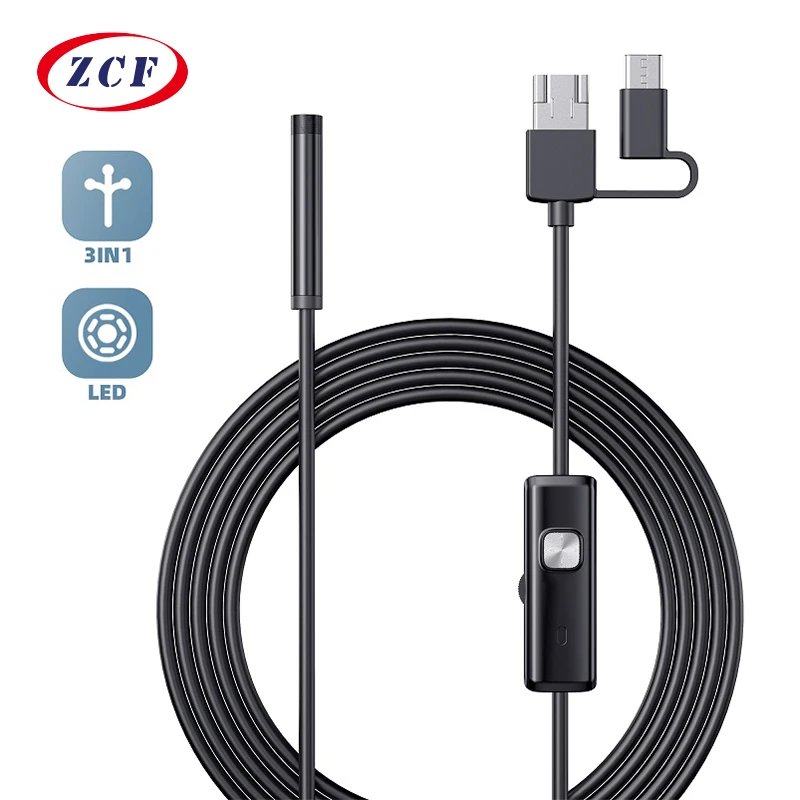 Камера Эндоскоп AN100 8 мм HD 720P 3 в 1 Tpye c|inspection camera|endoscope inspection cameraendoscope |