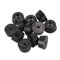 furniture non slip tapered rubber feet washer 22mm x 10mm 12 pcs