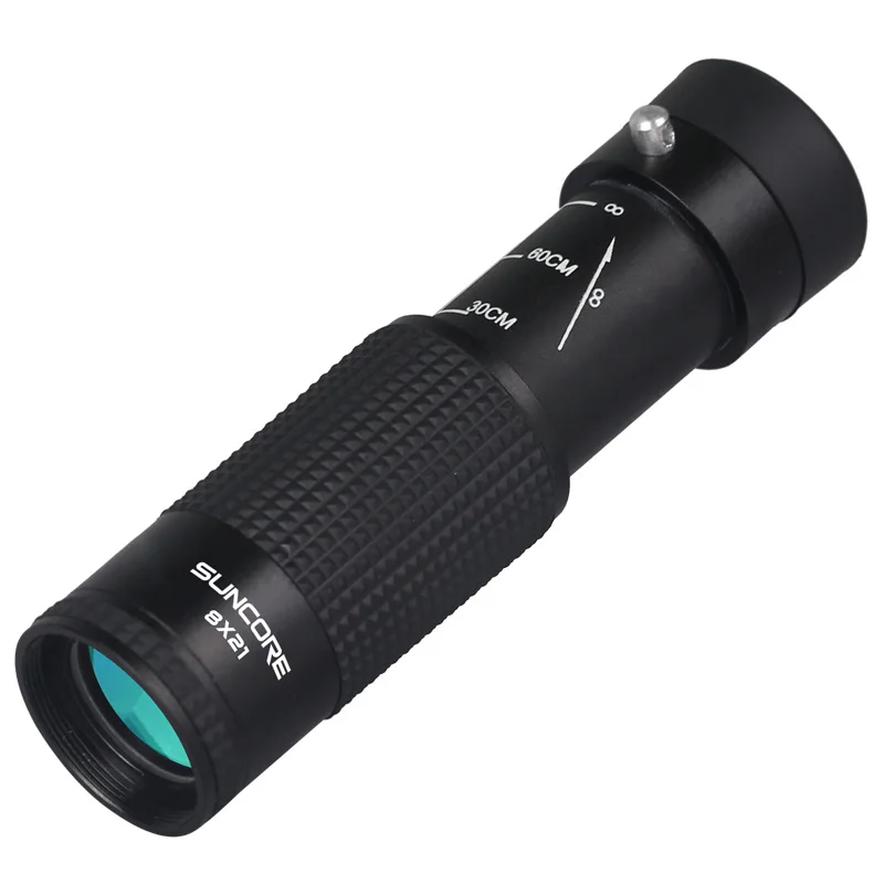8X21 охотничий Профессиональный Телескопический Монокуляр телескоп Оптическое стекло Портативный срок службы водонепроницаемый бинокль шпионское стекло монокль