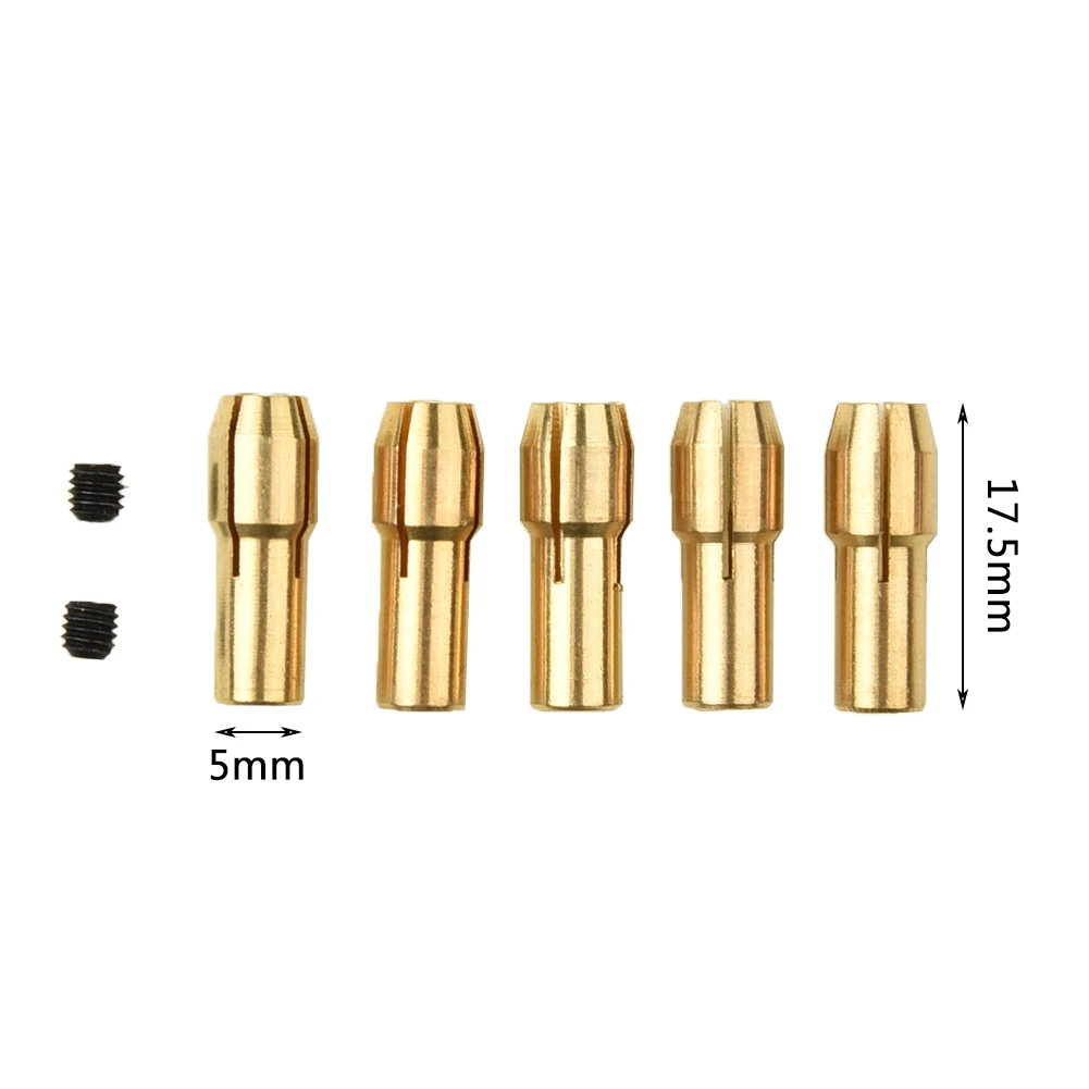 

8Pcs 0.5-3mm Mini Drill Chucks Adapter Collets Quick Chuck For Mini Tools Copper Drill Folder Copper Cap Axis Drill Collet Tools