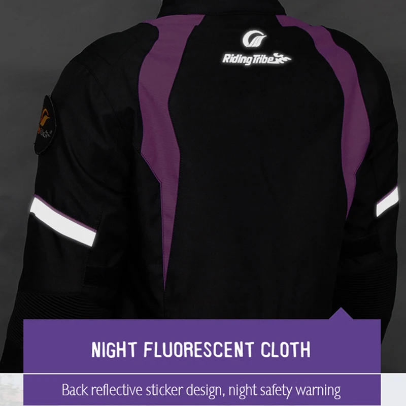 Женская водонепроницаемая мотоциклетная куртка теплая Светоотражающая зимняя