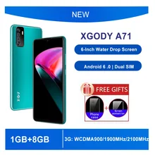 XGODY – téléphone portable double SIM Global Android, écran de 6 pouces, 1 go de RAM, 8 go de ROM, MTK6580 Quad Core, 5mp, GPS, WiFi 3G  (2)