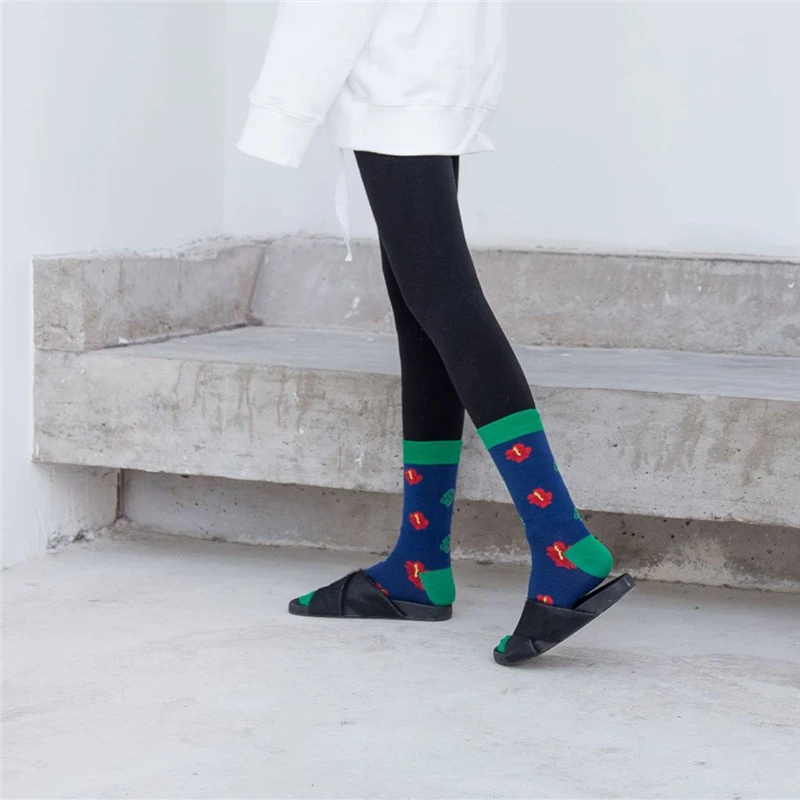 Носки унисекс Happy креативные абстрактные носки с оригинальным рисунком парные