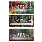 Знаменитый искусство Последний Ужин Леонардо да Винчи, холст, фотообои и принты, картины для гостиной, домашний декор