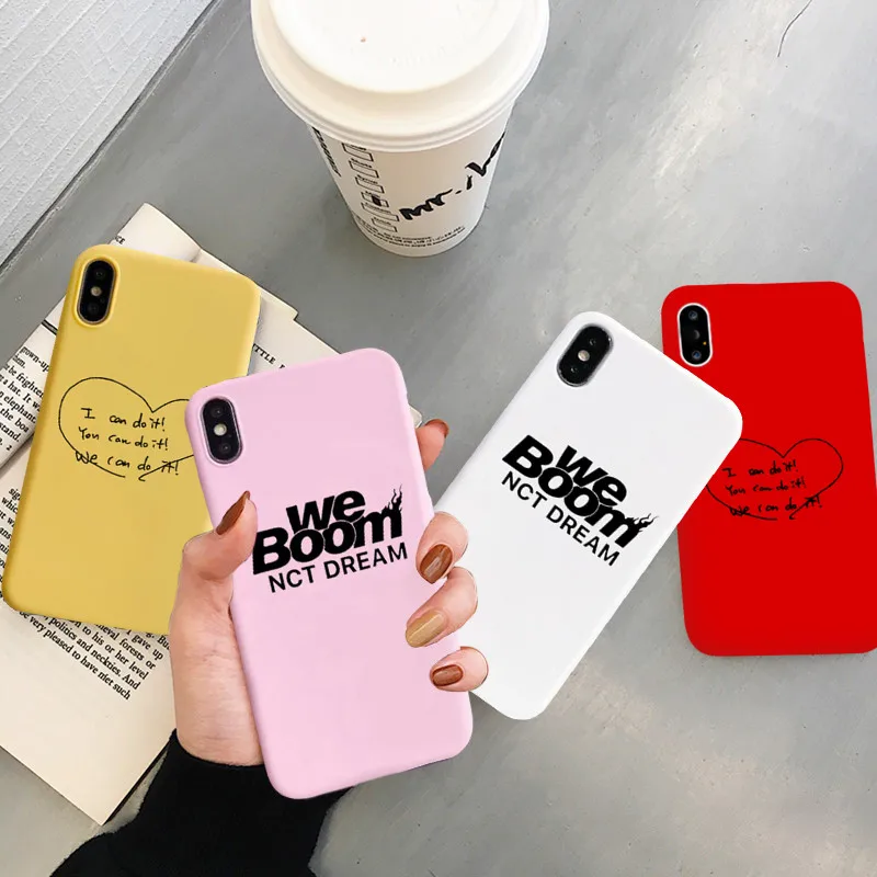 Чехол JAMULAR NCT DREAM We Boom Fireflies для iPhone 7 X XS MAX XR 8 6 6s Plus модный трендовый мягкий матовый