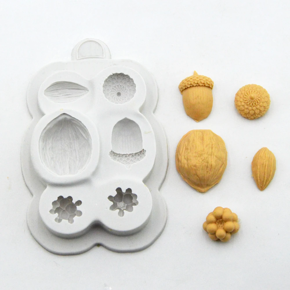 Орех Дыня сосновый конус помадка силиконовая форма для торта Форма шоколада