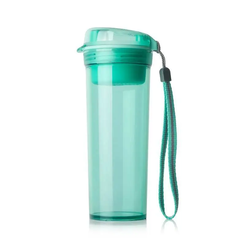 

Wanghong water cup 400m sports plastic l portable anti falling cup fitness casual cup for boys and girls