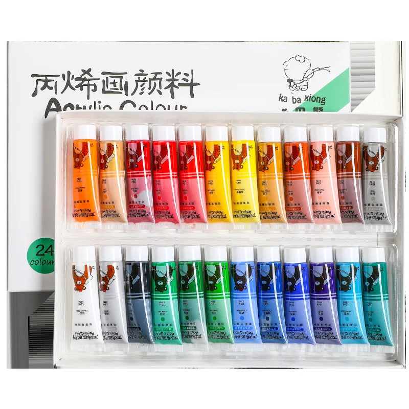 

12/18/24/36 Colors Professional Acrylic Paint 12ml Tubes Drawing Painting Pigment Hand-painted Paint for Artist DIY Art Supplies