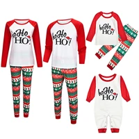 2021 matching family outfits pajama set mommy and me pajamas outfit mom dad girl boys baby clothes christmas hat homewear suit