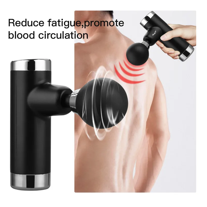 

CkeyiN Muscle gun Mini Massage Gun Neck Body Massage Pistol Deep Tissue Percussion Relaxation Slim Shaping Gun for Pain Relief