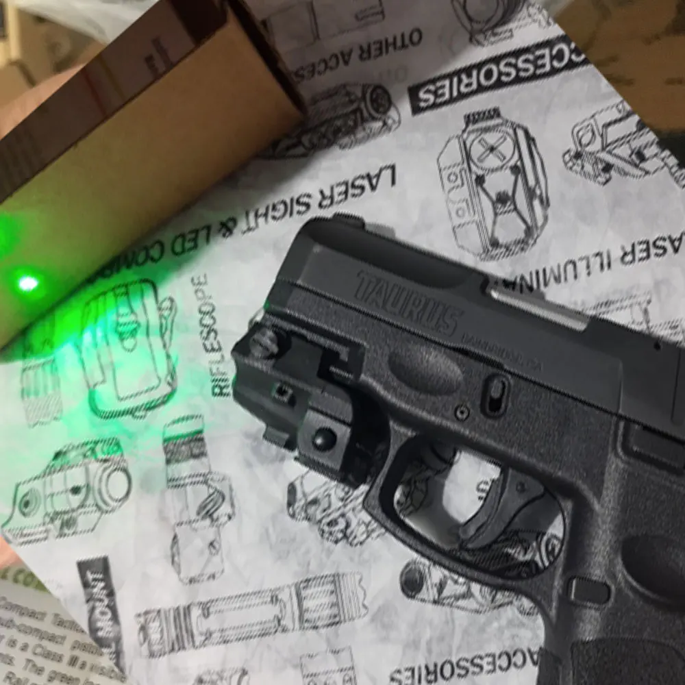 

Rechargeable airsoft pistola glock Green Laser Sight Tactical taurus g2c mira laser armas de defesa