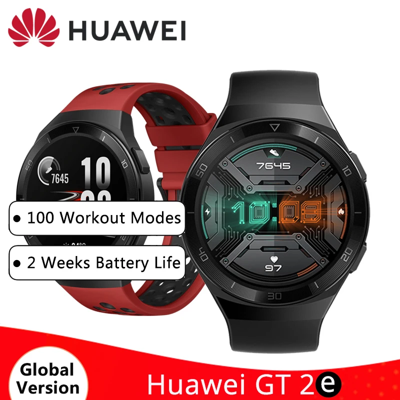 HUAWEI Watch GT 2e GT2e Smartwatch 1 39 &quotцветной AMOLED 100 режимов тренировки 14 дней в режиме