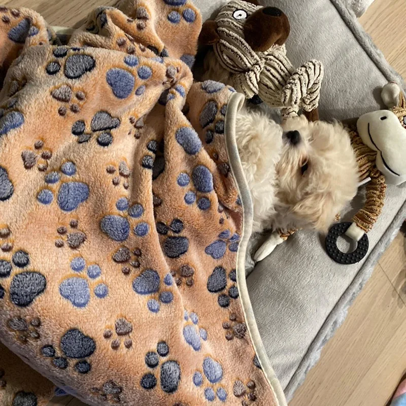 

3 Pack 30X 20 Inch Blankets Super Soft Fluffy Pet Blanket Coral Fleece for Dog Puppy Cat