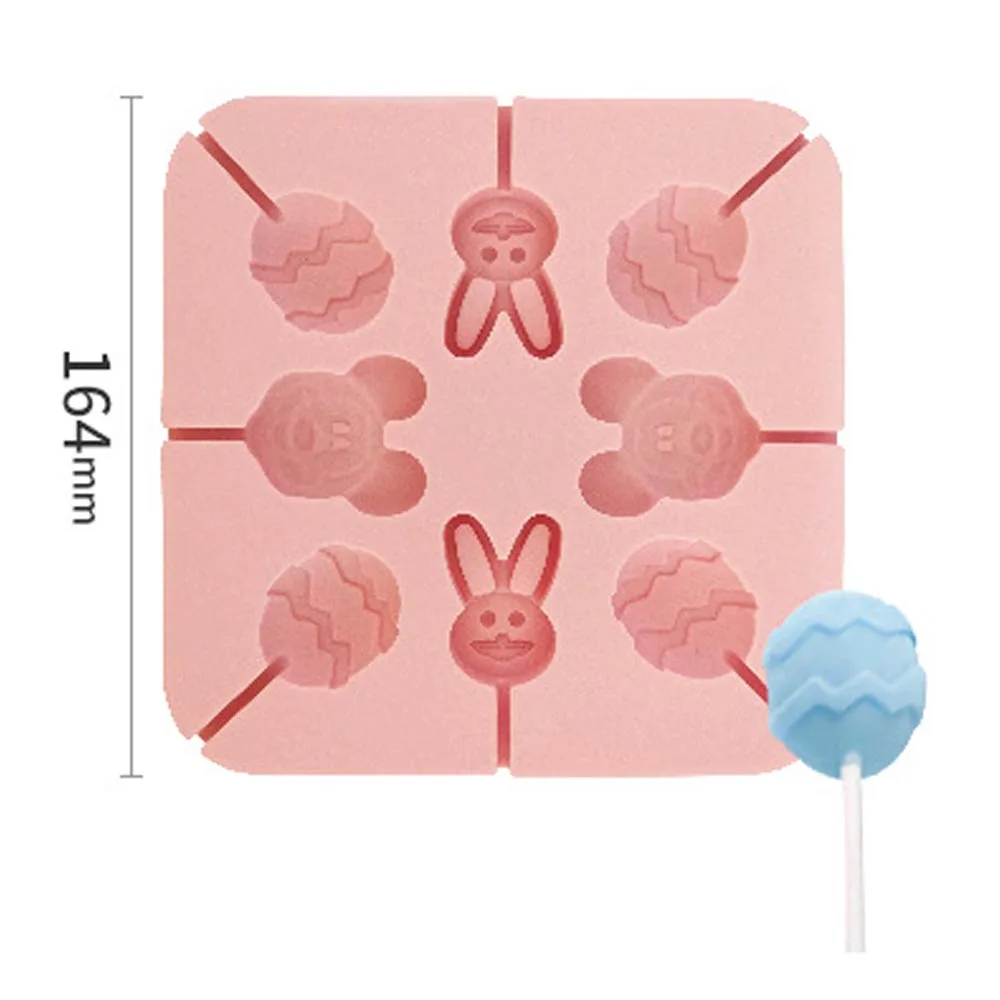 Леденцы палочки Копилка Пасхальный кролик яйцо Конфеты Шоколад силиконовая
