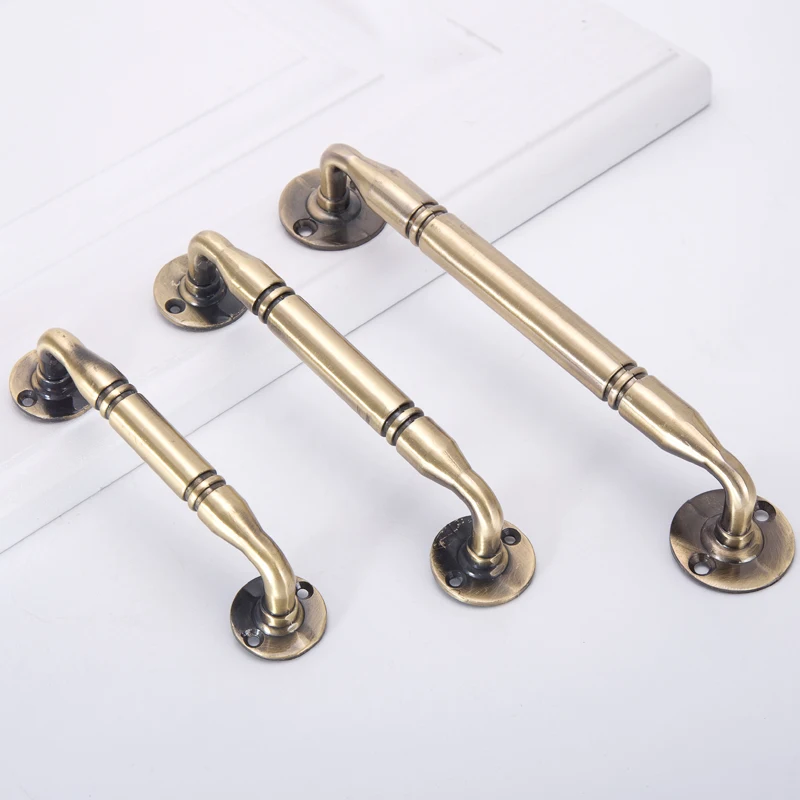 1 шт. европейские антикварные медные ручки для шкафа и ящика дверные мебельная