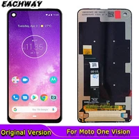 original for motorola moto one vision lcd one vision display touch screen digiziter assembly for moto p50 lcd xt1970
