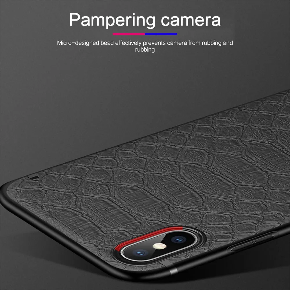 KISSCASE полосатый простой телефон чехол для iPhone 7 XR X XS MAX Крокодил шаблон Чехлы 8 6 6S Plus