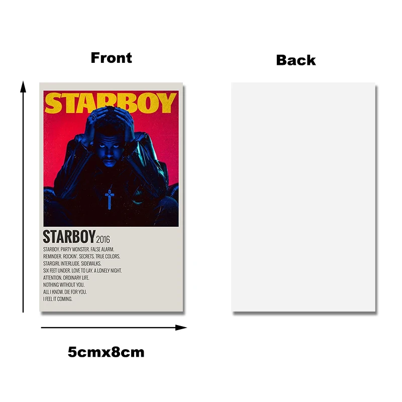 

8Pcs/set Pop Music Singers Song Album Introduction Photocards for Fans Collection