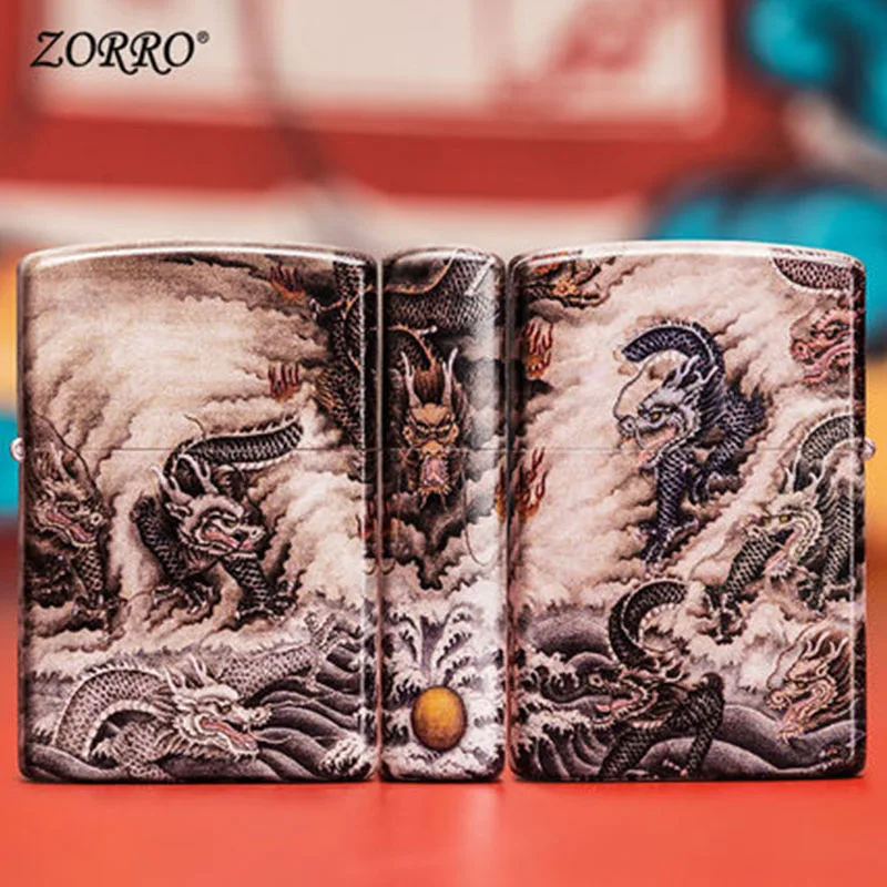 Z91712 Зажигалки не Zippozorro флинты и фитиль для сигаретных зажигалок Zippo и любых масляных бензиновых зажигалок - Color: Z91712
