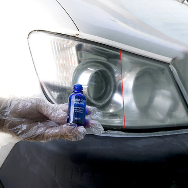 

Set Headlight Repair Polish Sandpapers Sponge Maintenance Scratch remover