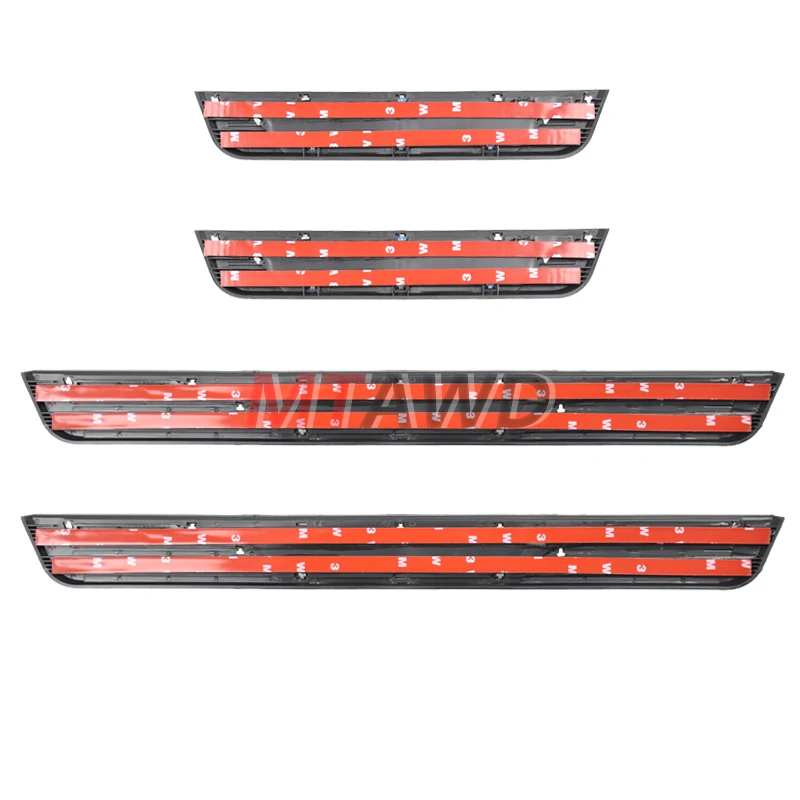 

For Hyundai Accent 2018-2020 2021 Stainless Door Sill Scuff Plate Kick Guard Pedal Threshold Protector Cover Trim Car Accessory