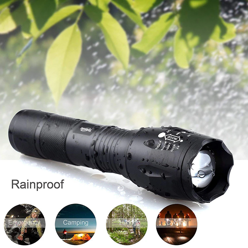 Большая Акция Ultra Bright CREE xm l T6 светодиодный фонарик 5 режимов 4000 люмен