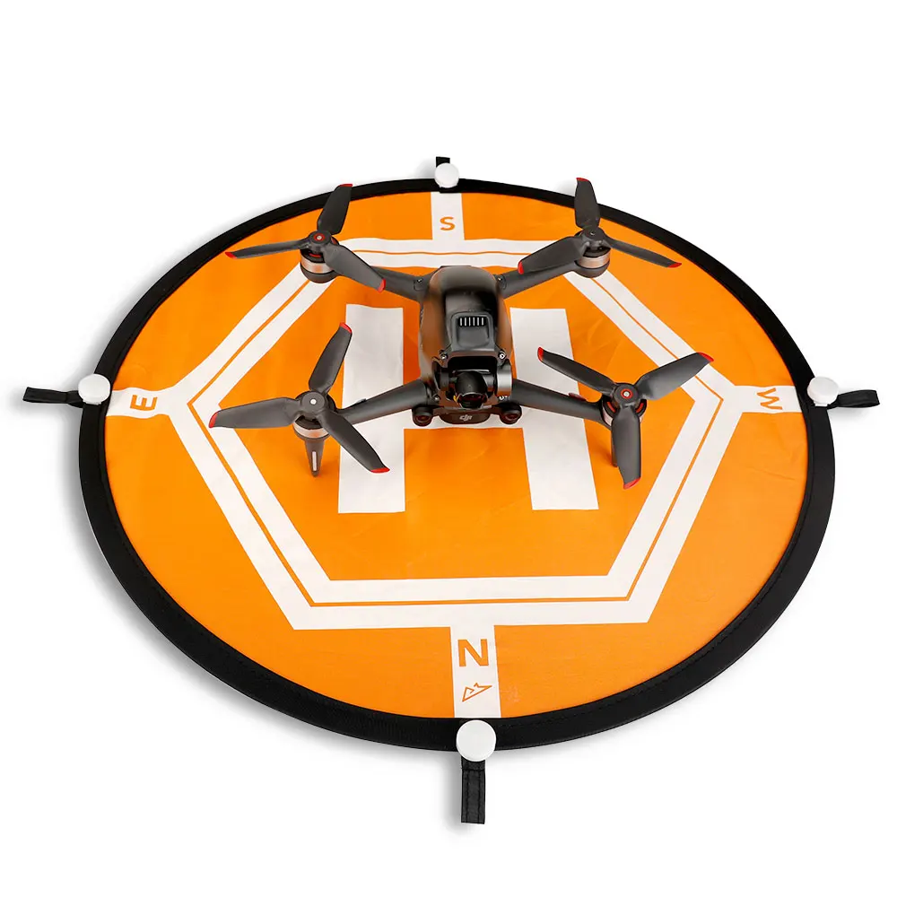 Drone Foldable Landing Pad Flashing LED Lights At Night Parking Apron for Dji Mavic Mini Air 2 Accessories | Электроника
