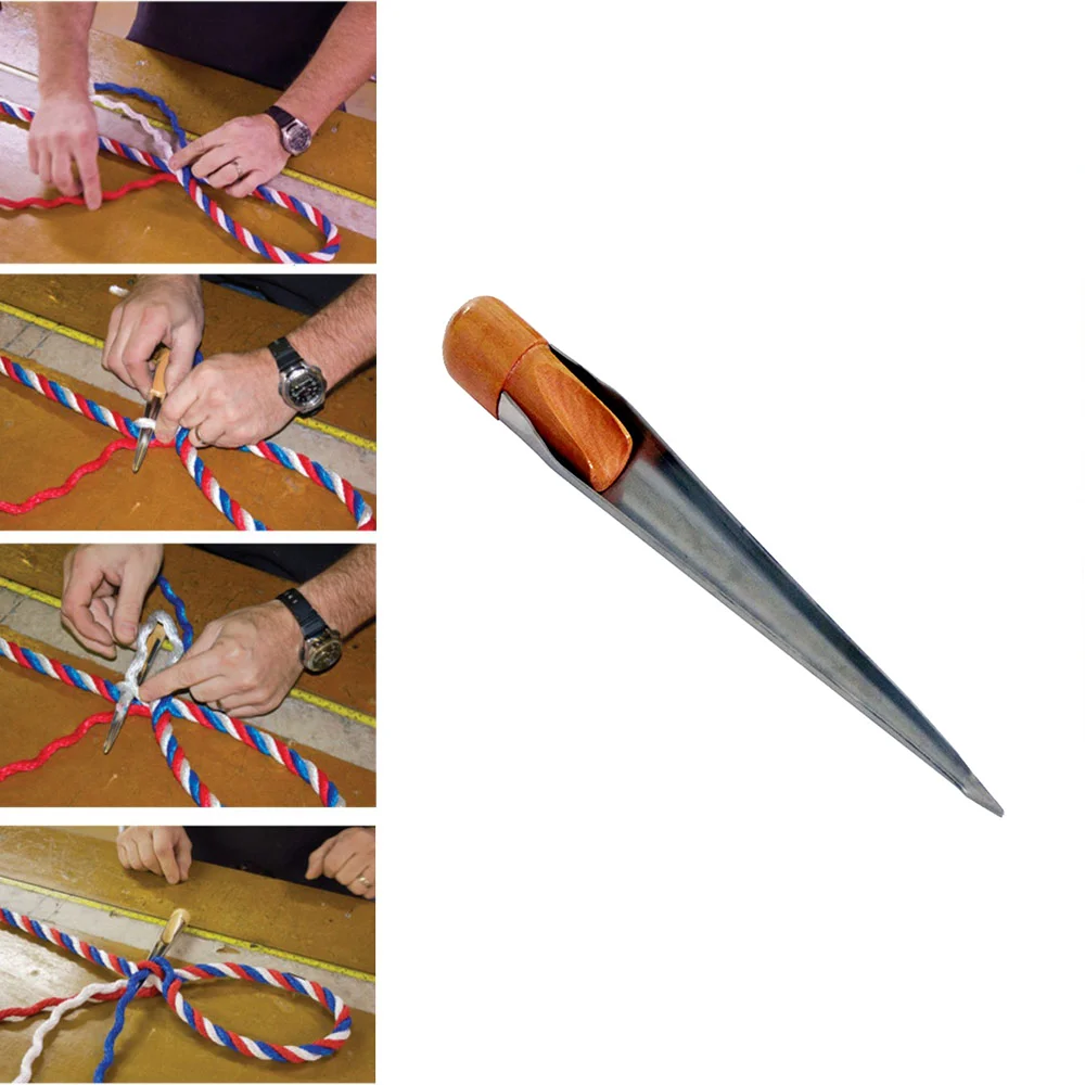 Морская веревка соединяющая шип с деревянной ручкой иглы для шнуровки от 1/8 дюйма