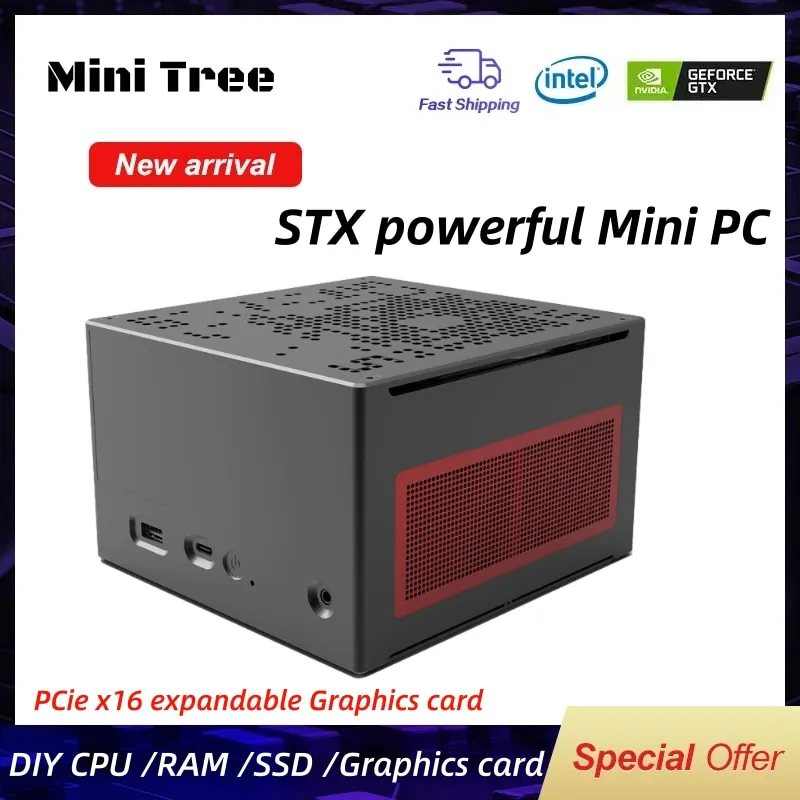 

10TH Mini PC Gamer i9 10900 i7 10700 i5 10600 10500 Mini Computer PC Win10 Pro Key M.2 NVME SSD 4K HD DP Type-C PCIE16 AC WiFi