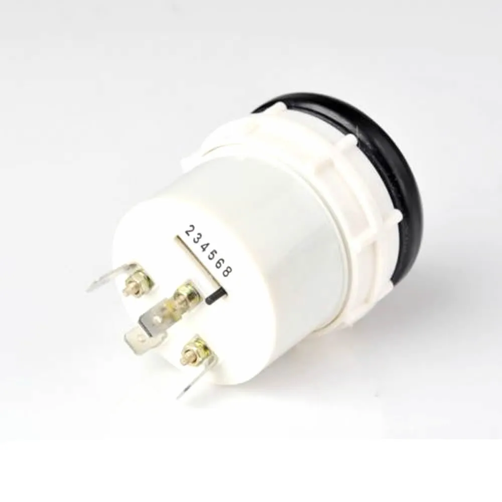 Тахометр автомобильный черный тонированный тахометр 2 дюйма 52 мм 0 8(x1000) об/мин с