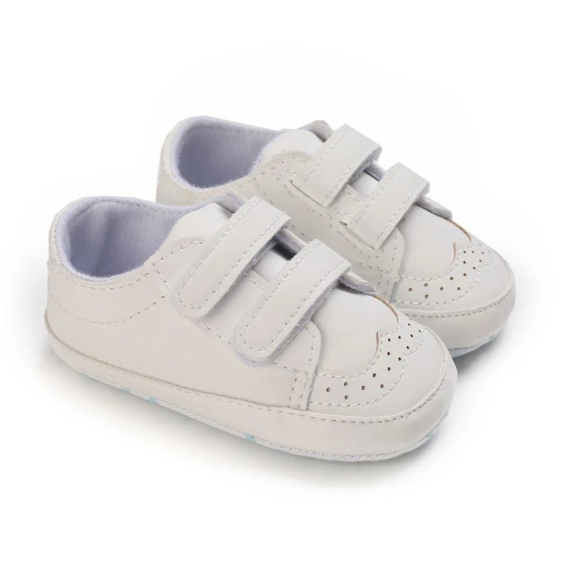 

Newborn Baby PU shoes Newborn Baby Boys Girls solid color Classic Sports Sneakers First Walkers soft sloe Anti-slip Shoes