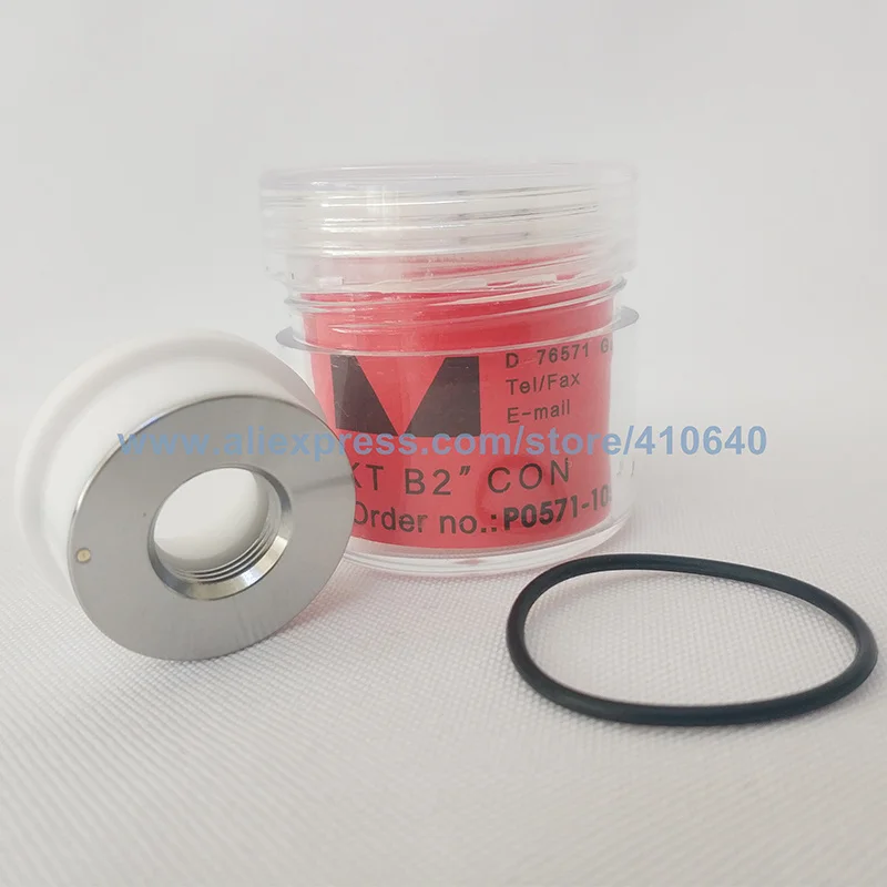 

Керамическое кольцо для оптоволоконного лазерного станка, диаметр 24,5X28 мм, Precitec KT B2 CON, 1 шт., для наиболее популярного лазерного станка