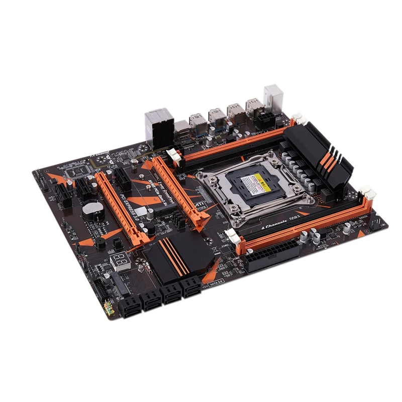 Материнская плата X99 LGA2011 DDR3 128G четырехканальная ОЗУ USB3.0 SATA3.0 NVME M.2 для Xeon LGA2011-V3
