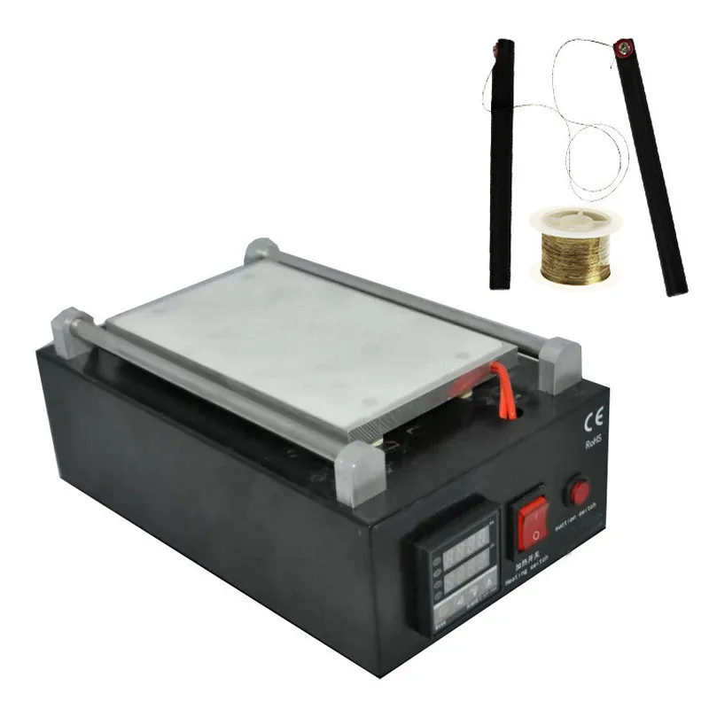 Uyue 948Q 110/220V Built-in Pump Vacuum Metal Body Glass LCD Screen Separator Machine Max 7 inches + Cutting Wire