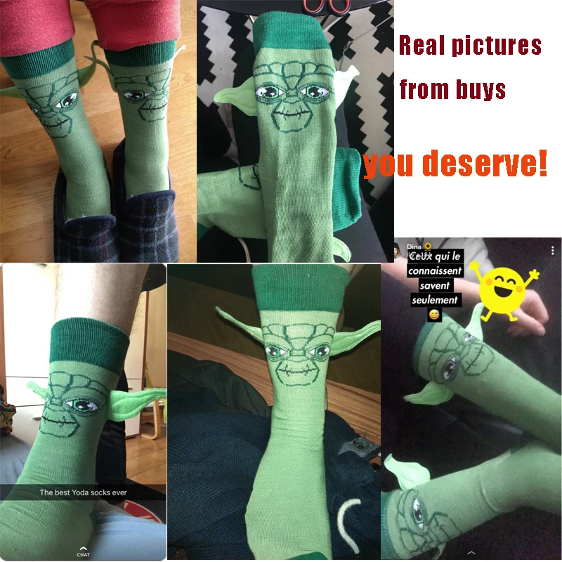 Звездные войны Уважаемый Мастер джедай носки уличные косплей хлопок комиксы для