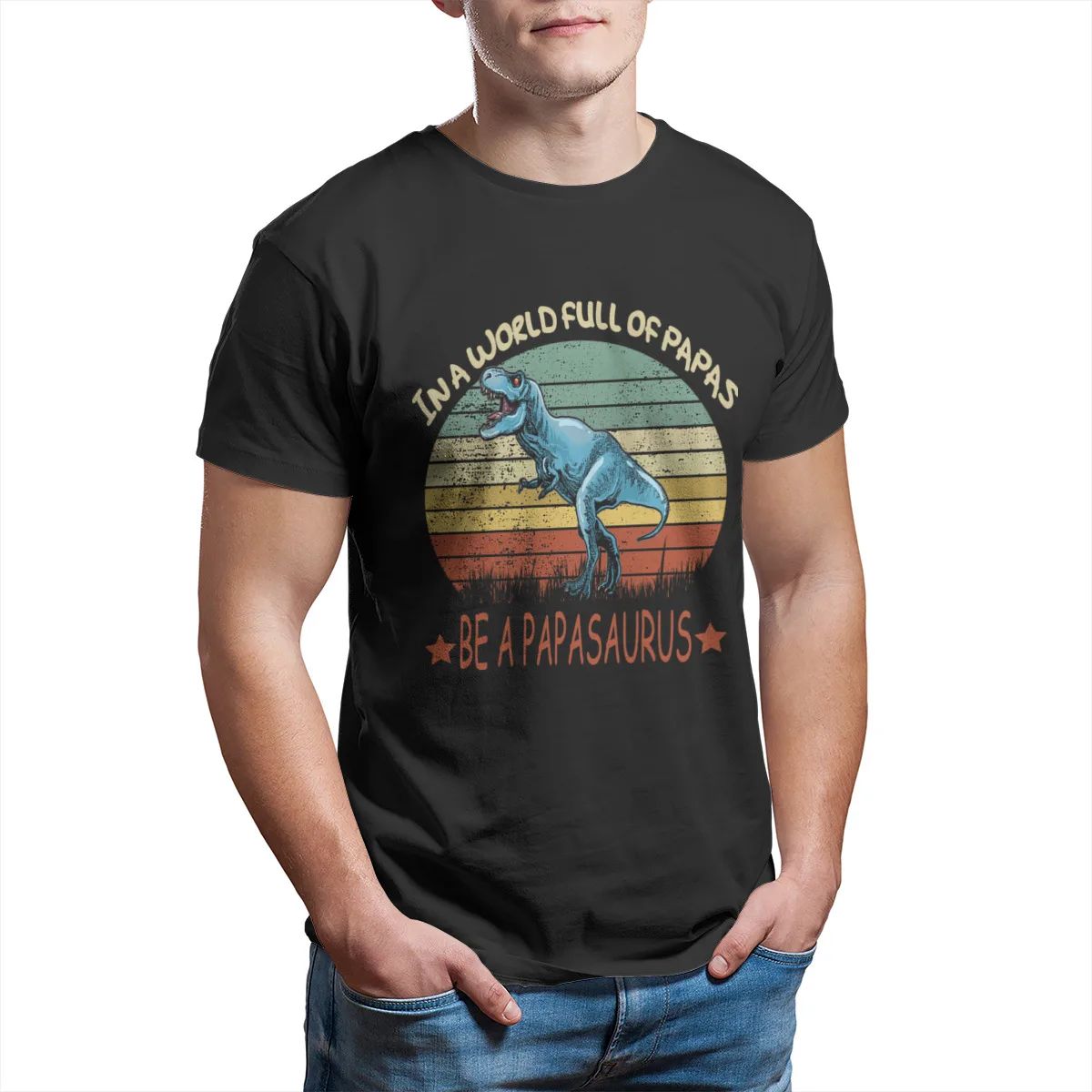 

be a papasaurus papa Vintage Couples 2021 Girl design High Street T-Shirts 139136