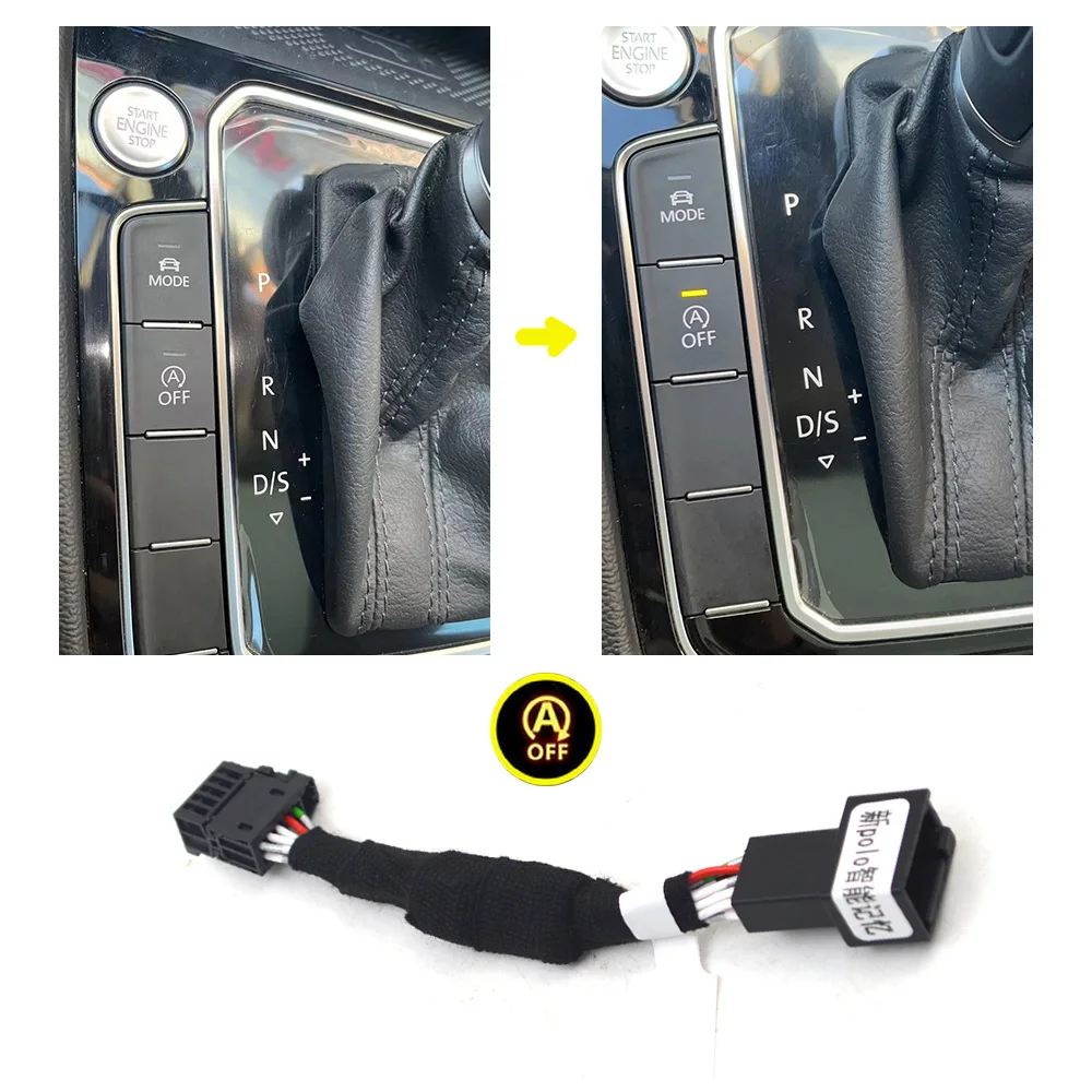 

For VW MQB Automatic Stop Start Engine System Off Device Control Sensor Plug Stop Cancel Cable