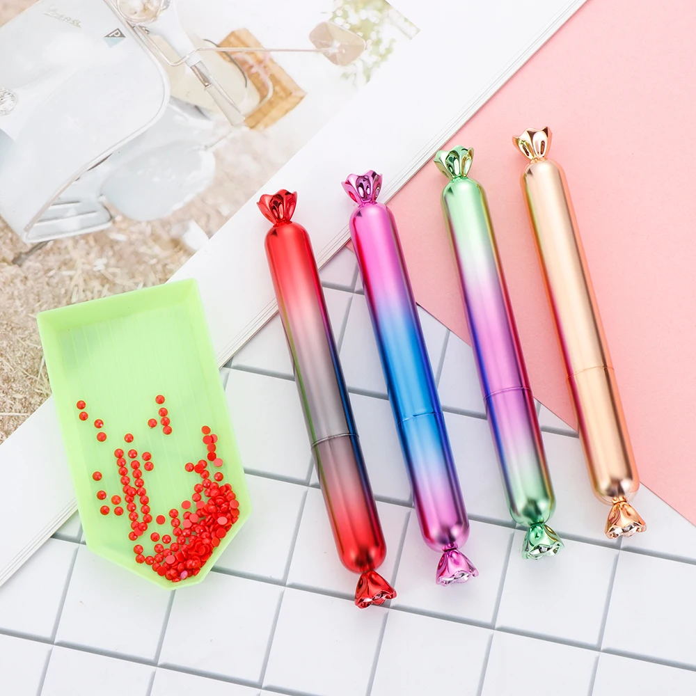 Candy Shape Gradient Color 5D Diamond Painting Point Drill Pen DIY Crafts Cross Stitch Sewing Accessories Nail Art Tools | Красота и