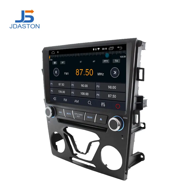 JDASTON Android 10,0 автомобильный dvd-плеер для Ford Mondeo 2013 мультимедиа 1 Din автомагнитола Canbus wifi gps навигация аудио стерео