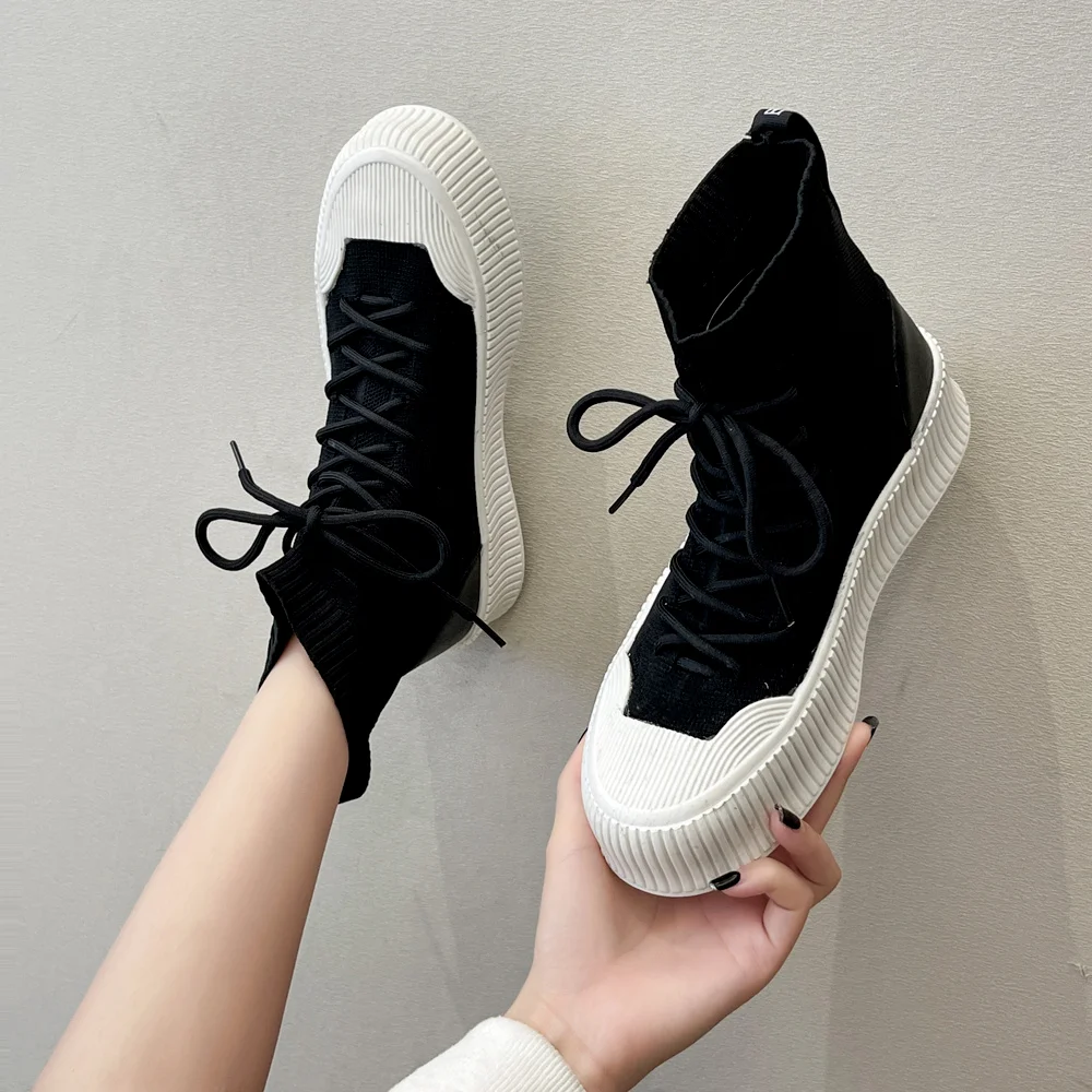 

Женские высокие кроссовки на шнуровке, легкие кроссовки с леопардовым принтом, плоская подошва, 2021