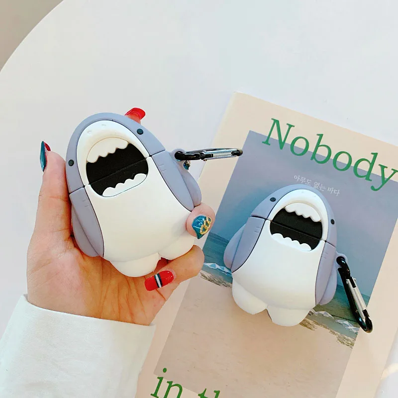 

Cute 3D Earphone Case for Apple AirPods Silicone Dragon Cat Cartoon Headset Protect Cover for Airpods 2 Charging Box Accessorie