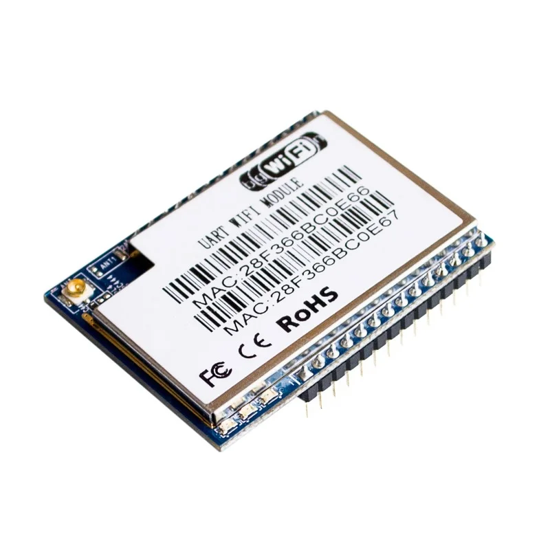 

5PCS/LOT HLK-RM04 RM04 aerial serial wifi dual ethernet port serial port UART to WIFI module no have antenna