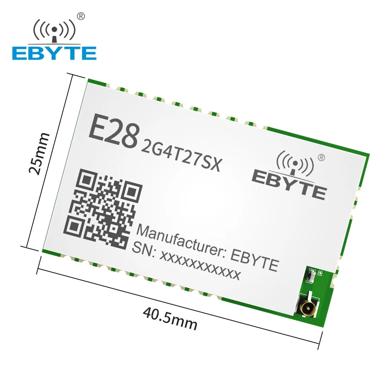 E28-2G4T27SX SX1281 2 4 ГГц 27 дБм 7 км беспроводной модуль LoRa UART FLRC GFSK Modbus RSSI