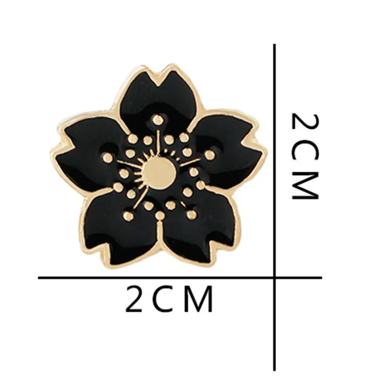 Брошь в виде цветка вишни булавка кнопка для сумок ювелирное изделие японском