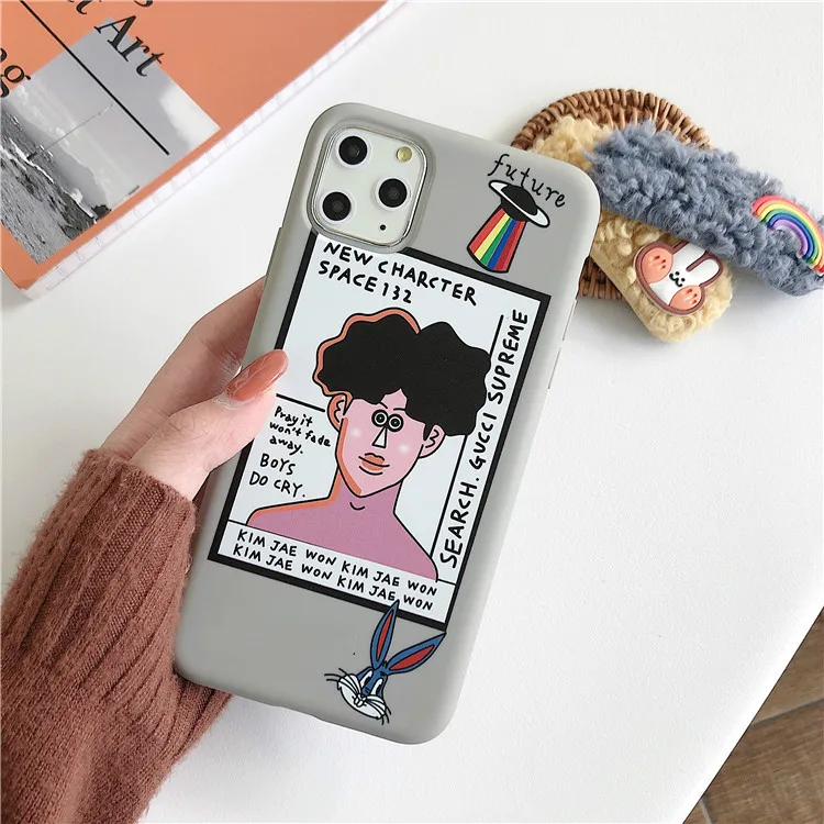 Милый чехол для iPhone 11 Pro Max X Xsmax XR Xs 7 Puls 6 6S 8 ретро Мягкий силиконовый |