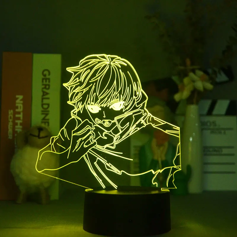 

Smart Phone Control 3D Lamps For Bedside Table Anime Male Nightlight Room Decoration Teenager Leds Young Chandelier Pendant
