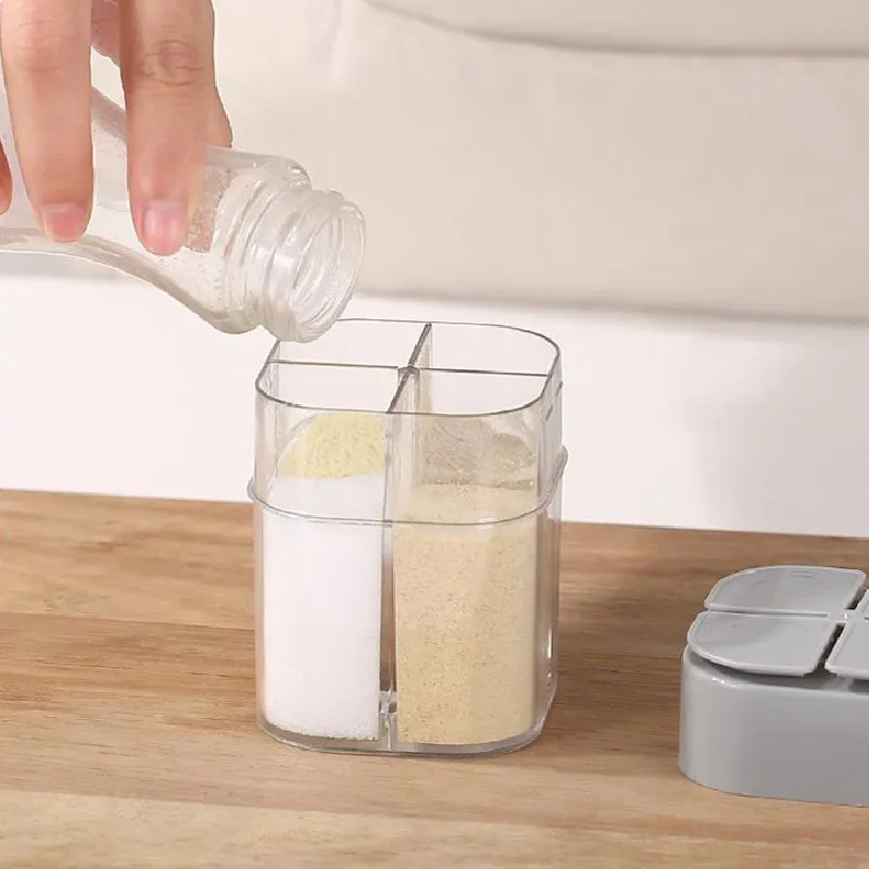 

Spice Jar Flap Seasoning Tank Pot Household Seasoning Bottle Cup Salt Pepper Shakers Spice Container Household Kitchen Spice Jar